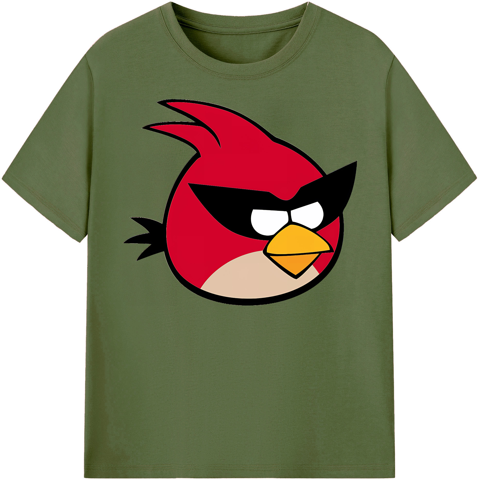 （画像用） Angry Birds アングリーバード 綿100％半袖Tシャツ（フロントプリント）